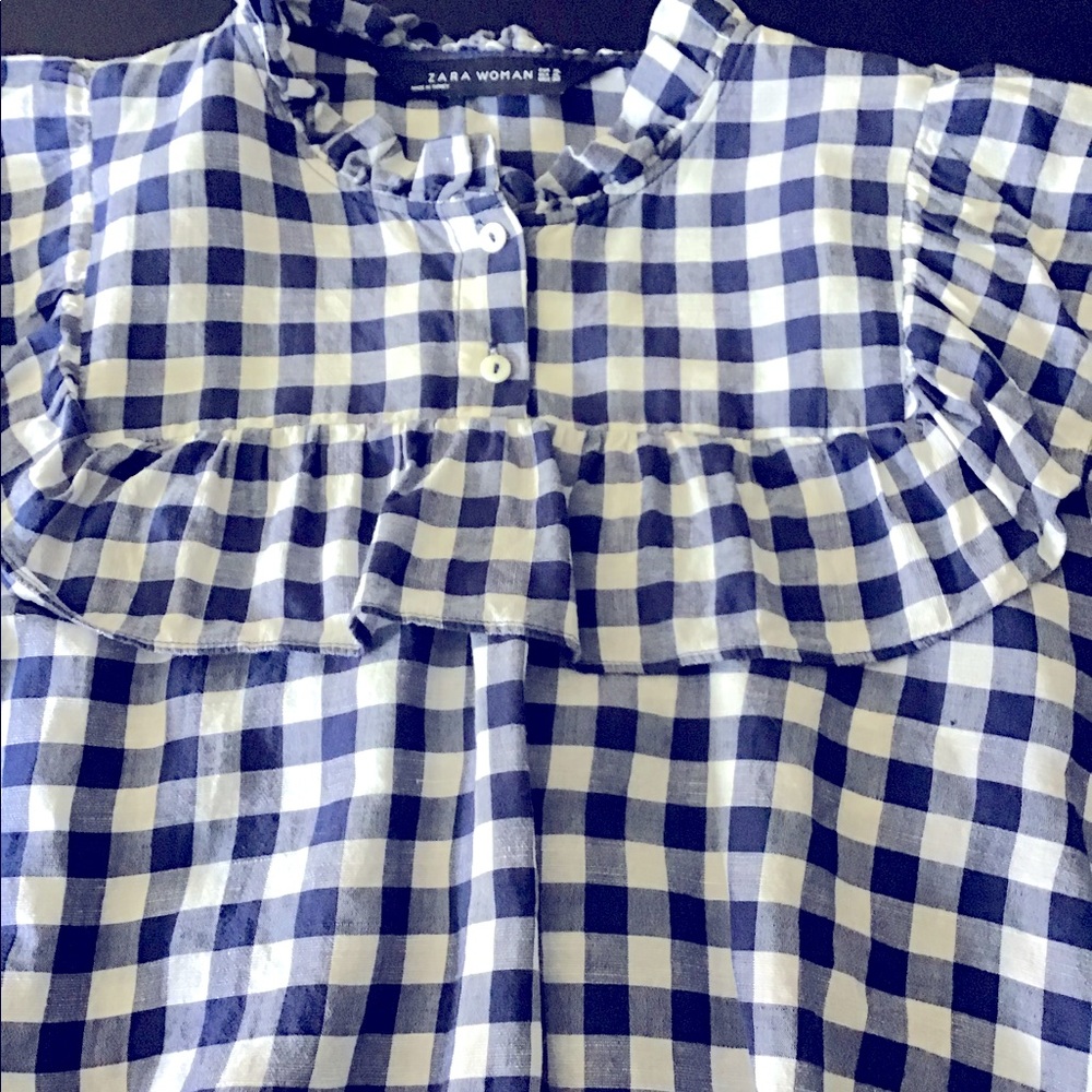 Zara ruffle top